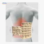 SpineRelief Riem met zwart handpomp en verpakking voor lage rugpijn www.middo.nl