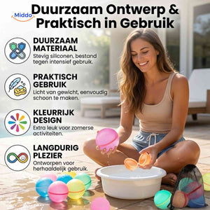 Splashora Waterballon familie buiten spelen waterballonnen www.middo.nl