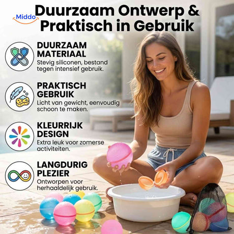 Splashora Waterballon familie buiten spelen waterballonnen www.middo.nl