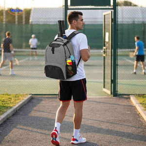 Sportivo Rugzak rugzak gedragen op tennisbaan www.middo.nl