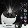 StarGlow Projector Lamp met wit ontwerp en galaxy dia_s www.middo.nl