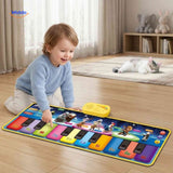 StepTune Dansmat jongen speelt op interactieve piano mat www.middo.nl