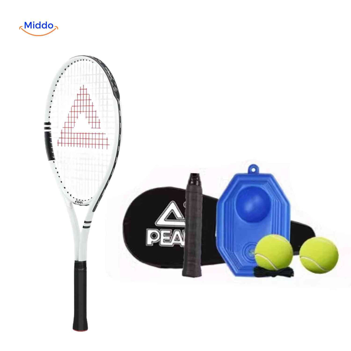 Tennixo Tennisset tennisracket accessoires compleet set www.middo.nl