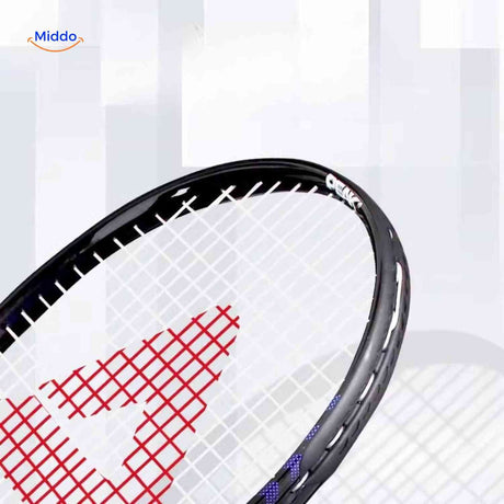 Tennixo Tennisset tennisracket detail bespanning logo www.middo.nl