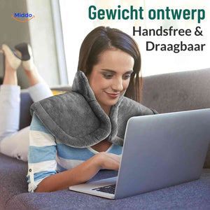 Thermowrap Sjaal handsfree draagbaar gewicht ontwerp www.middo.nl