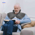 Thermowrap Sjaal verwarmde sjaal voor senioren lezen comfort www.middo.nl