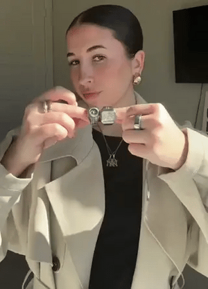 Timevera Ringhorloge dames hand horloge ringen www.middo.nl