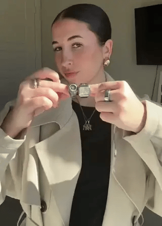 Timevera Ringhorloge dames hand horloge ringen www.middo.nl