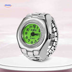 Timevera Ringhorloge groen rond trendy stijlvol www.middo.nl