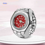 Timevera Ringhorloge rood rond elegant unisex www.middo.nl