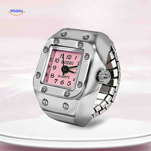 Timevera Ringhorloge roze trendy stijlvol www.middo.nl