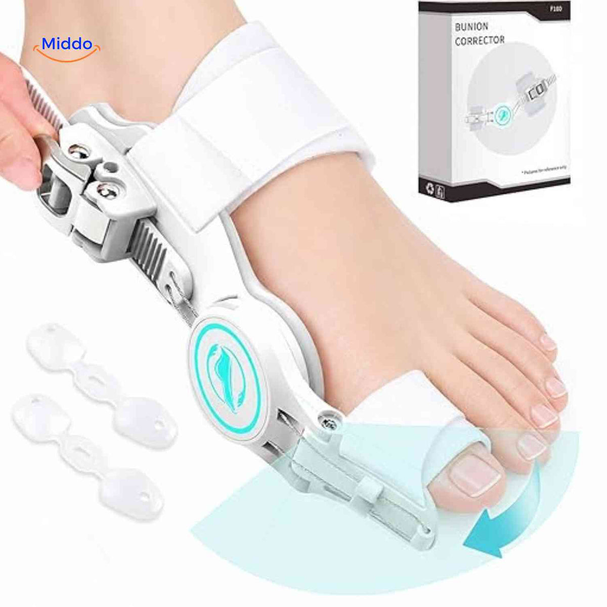 ToeRelief-Bunioncorrector-verstelbare-hallux-valgus-brace-www.middo.nl