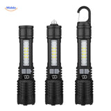 Torchlite Zaklamp multifunctionele ledlamp met noodhamer en haak www.middo.nl