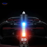 Torchlite Zaklamp noodverlichting met rood en blauw waarschuwingslicht www.middo.nl