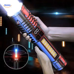 Torchlite Zaklamp tactische ledlamp met batterijpercentage display www.middo.nl