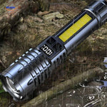 Torchlite Zaklamp waterdichte ledlamp met display voor buiten www.middo.nl