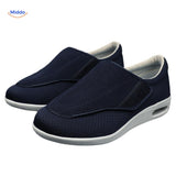 Trendstep donkerblauwe schoenen met ventilatie middo.nl