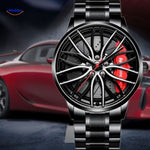 TurboGear Automatisch Horloge rood detail en staalband www.middo.nl