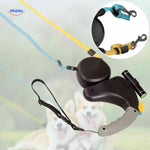 TweeTrek Hondenriem dubbele leiband close up www.middo.nl