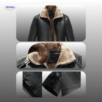 UrbanClass Leren Jas details met bontkraag en lederen ontwerp www.middo.nl