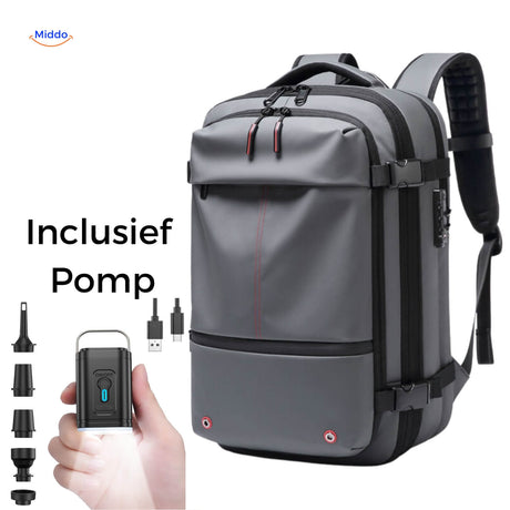 VacuPro Reistas inclusief pomp grijze kleur