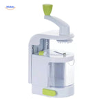 Wit groene groentesnijder 4 in 1