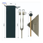 VibeClean Genezing Stemmingsvork Set met 1361Hz vork en gereedschap www.middo.nl