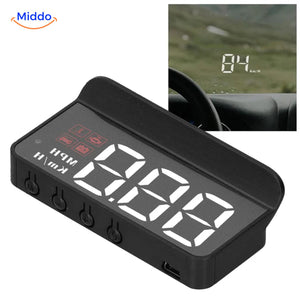 Visiopro M3 HUD auto snelheidsweergave met installatieset middo.nl