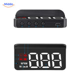 Visiopro M3 HUD nacht en dagweergave auto snelheidsprojectie middo.nl