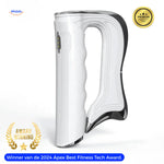 Winner van de 2024 apex best fitness tech award massage apparaat in het wit van www.middo.nl