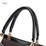 VivaLuxe Tote close up van handvat en zak schakel kwaliteit www.middo.nl