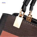 VivaLuxe Tote handvat detail gouden klittenband sluiting www.middo.nl