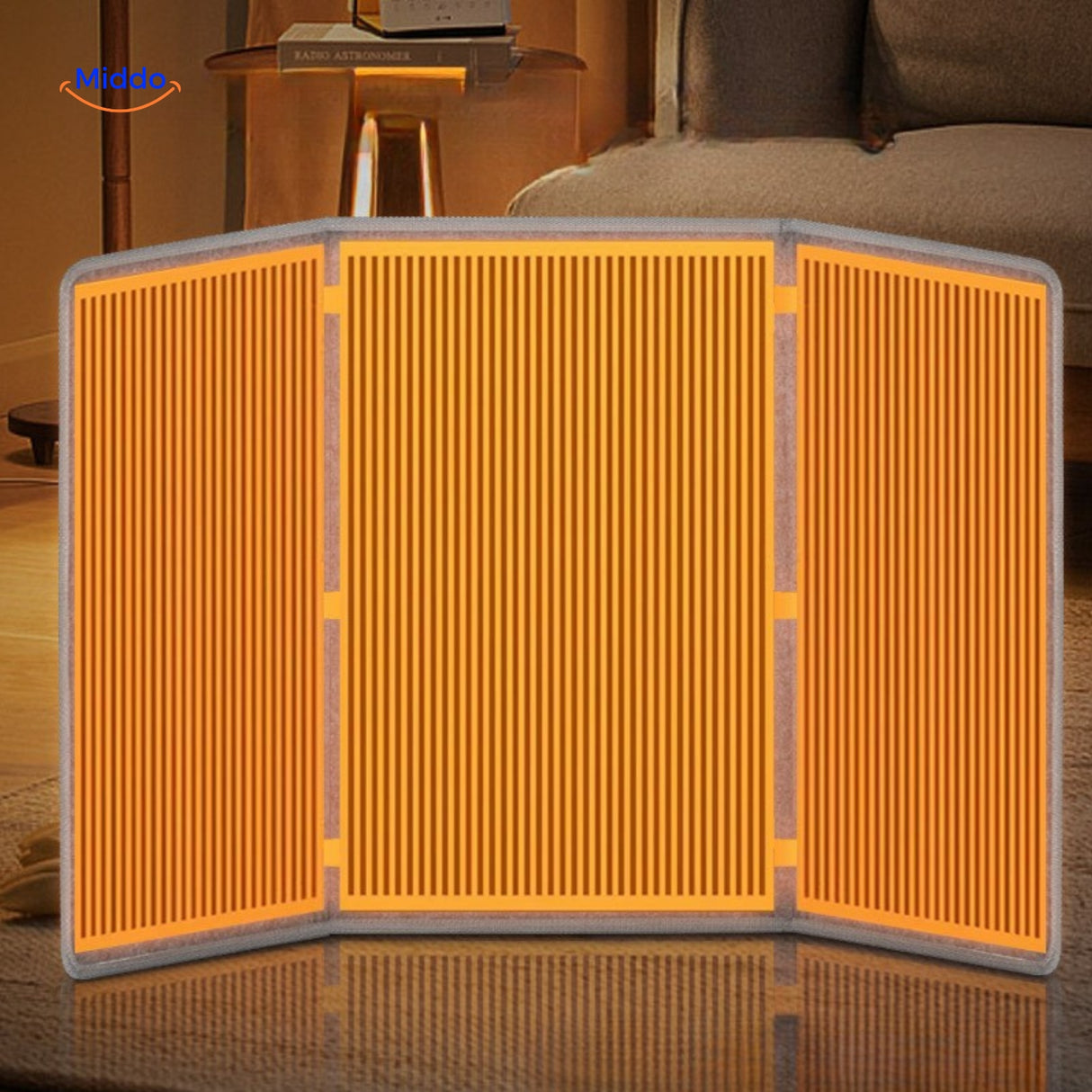 Warmilo Voetverwarmer opvouwbare infrarood verwarming www.middo.nl