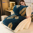 Warmora Deken luxe fleece deken met sherpa voering voor bank en bed www.middo.nl
