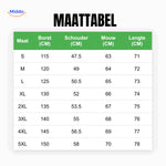 WinterFlex Herenjas maattabel