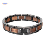 Woodforge Armband houten armband dubbel detail www.middo.nl