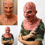 Zombiora Masker collage verbrand gezichtsmasker verschillende perspectieven www.middo.nl