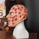 Zombiora Masker masker met rode stippen zijkant www.middo.nl