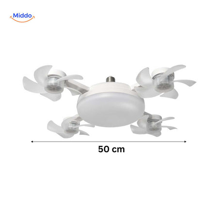 aeroglow ventilatorlamp ledlamp met ventilator 50cm voor thuisgebruik www.middo.nl