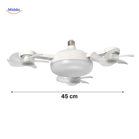 aeroglow ventilatorlamp mini plafondventilator met led verlichting 45cm www.middo.nl