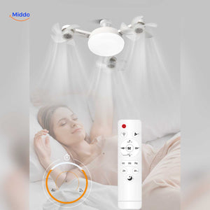 aeroglow ventilatorlamp slaapkamerlamp met timer en afstandsbediening www.middo.nl