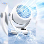 airstream ventilator ijsblauwe koelventilator met krachtige windstroom www.middo.nl