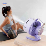 airstream ventilator paars fitnessventilator voor thuis en sportgebruik www.middo.nl