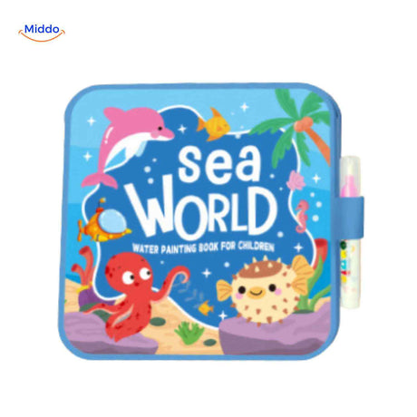 aquaDoodle boek dagelijkse leven waterverfboek kinderen fruit keuken speelgoed www.middo.nl