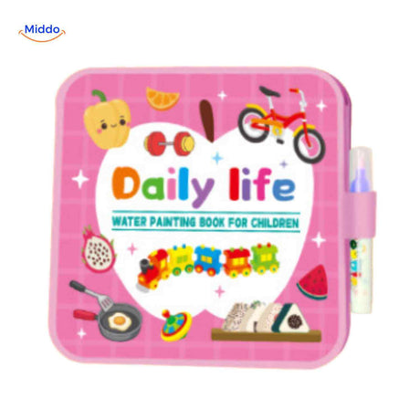 aquaDoodle boek verkeer vervoermiddelen water kleurboek kinderen auto vliegtuig www.middo.nl