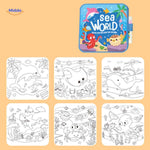 aquaDoodle boek zeewereld water verfboek kinderen zeedieren kleurpret www.middo.nl