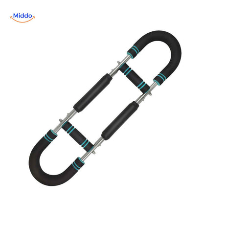 armflex trainer armspier oefenapparaat met foam handgrepen www.middo.nl