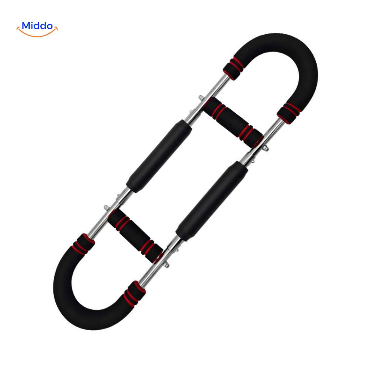 armflex trainer rode armtrainer met antislip grepen voor thuisfitness www.middo.nl