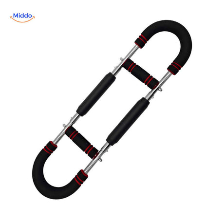 armflex trainer rode armtrainer met antislip grepen voor thuisfitness www.middo.nl