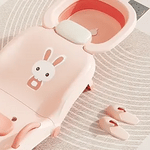 babysEase stoel baby badzitje met konijnontwerp en sloffen www.middo.nl